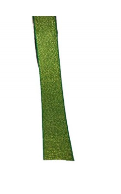 FITA LUREX 22MM CIRCULO COM 10 MT VERDE