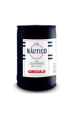 FIO NAUTICO 5MM CIRCULO AZUL MARINHO