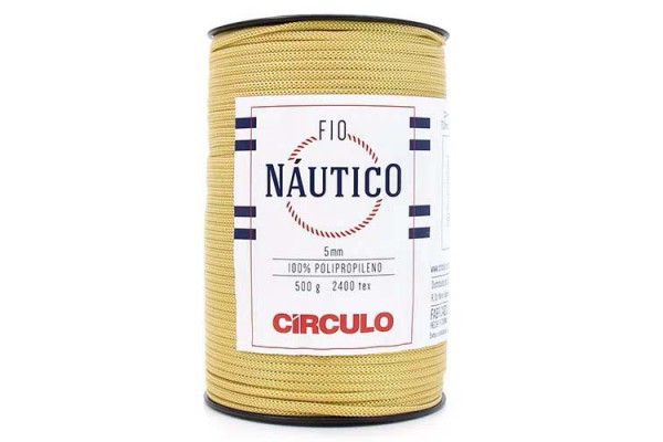 FIO NAUTICO 5MM CIRCULO AMENDOA