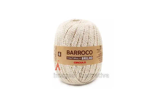 BARROCO NATURAL 6 BRILHO OURO 400G CIRCULO