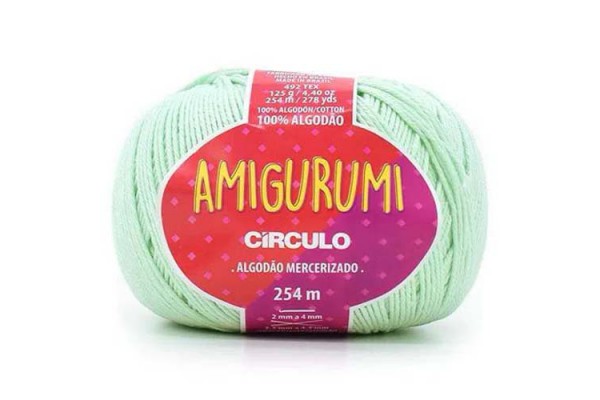 FIO AMIGURUMI CIRCULO 254M VERDE CANDY