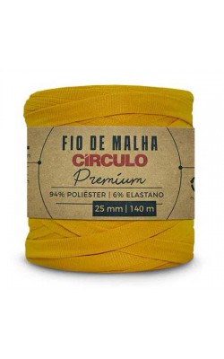 FIO DE MALHA CIRCULO PREMIUM 25MM CURRY