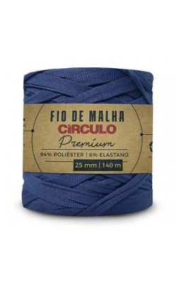 FIO DE MALHA CIRCULO PREMIUM 25MM MAR NOTURNO