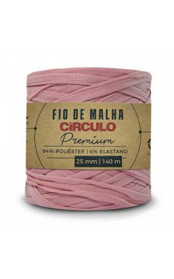 FIO DE MALHA CIRCULO PREMIUM 25MM ROSA POEMA