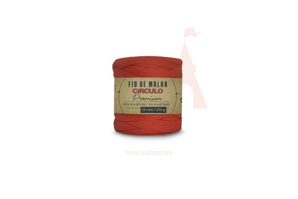 FIO DE MALHA CIRCULO PREMIUM 25MM MACA DO AMOR