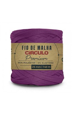 FIO DE MALHA CIRCULO PREMIUM 25MM VINHO QUENTE