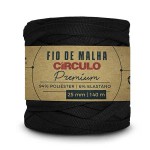 FIO DE MALHA CIRCULO PREMIUM 25MM PRETO FIO DE MALHA CIRCULO PREMIUM 25MM PRETO