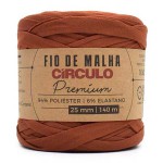 FIO DE MALHA CIRCULO PREMIUM 25MM HENA