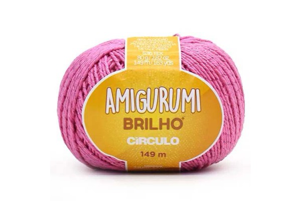FIO AMIGURUMI BRILHO CIRCULO 149M PITAYA