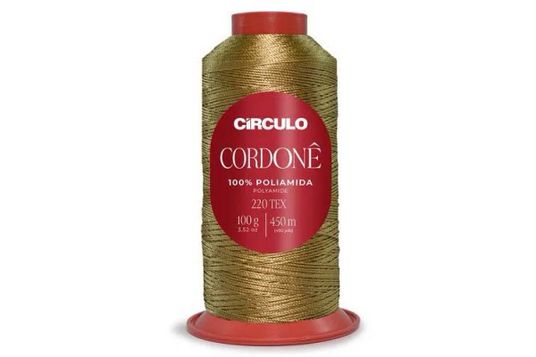 FIO CORDONE CIRCULO 100G OURO SUAVE