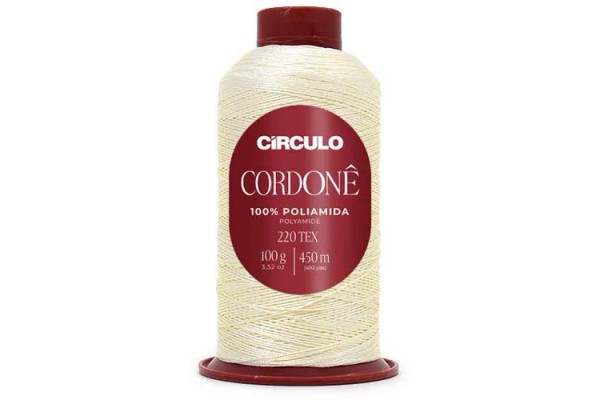 FIO CORDONE CIRCULO 100G CRISTAL