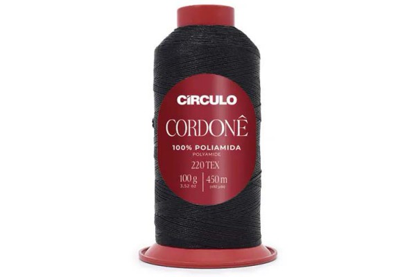 FIO CORDONE CIRCULO 100G PRETO FIO CORDONE CIRCULO 100G PRETO