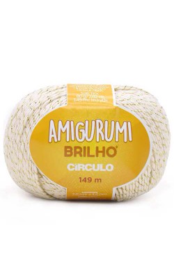 FIO AMIGURUMI BRILHO CIRCULO 149M NATURAL