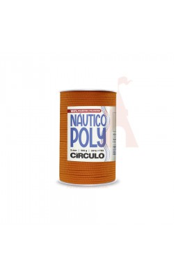 FIO NAUTICO POLY 5MM CIRCULO 500G DARK CHEDDAR