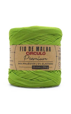 FIO DE MALHA CIRCULO PREMIUM 25MM KIWI