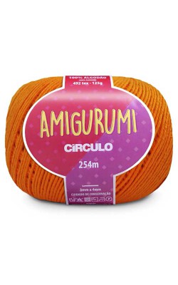FIO AMIGURUMI CIRCULO 254M TANGERINA