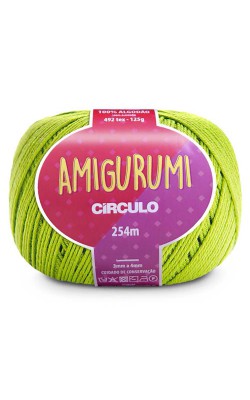 FIO AMIGURUMI CIRCULO 254M VERDE LIMAO