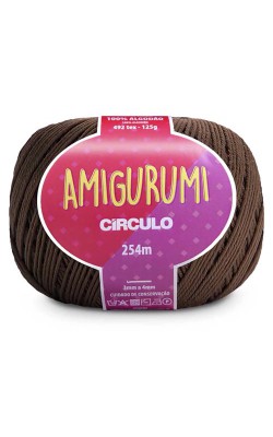 FIO AMIGURUMI CIRCULO 254M BROWNIE