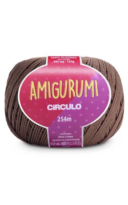 FIO AMIGURUMI CIRCULO 254M LENHA