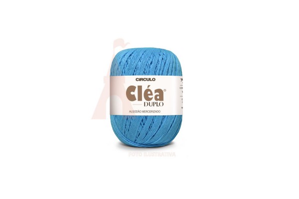 LINHA CLEA DUPLO CIRCULO 150G TURQUESA
