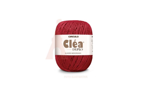 LINHA CLEA DUPLO CIRCULO 150G VERMELHO CIRCULO LINHA CLEA DUPLO CIRCULO 150G VERMELHO CIRCULO