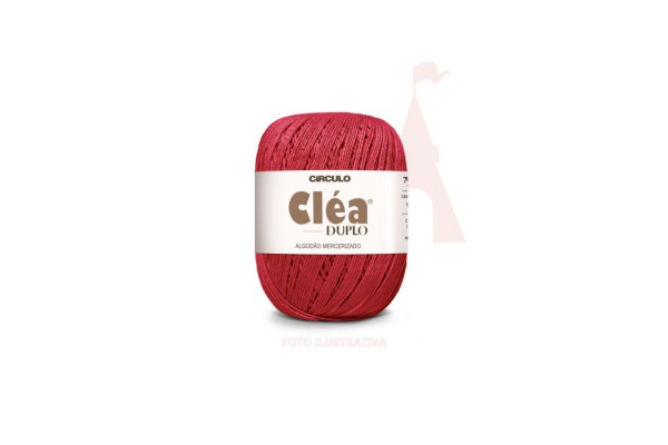 LINHA CLEA DUPLO CIRCULO 150G CEREJA