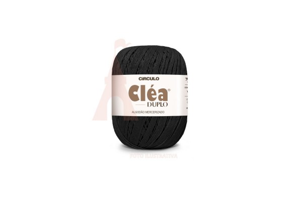LINHA CLEA DUPLO CIRCULO 150G PRETO