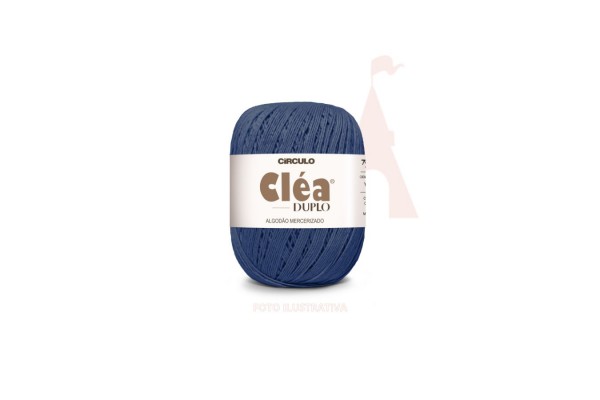 LINHA CLEA DUPLO CIRCULO 150G BIJOUX AZUL