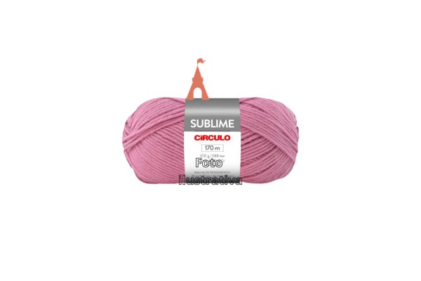 FIO SUBLIME CIRCULO 100G ROSA SUAVE