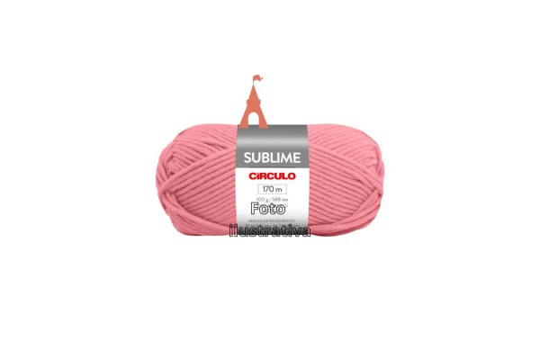 FIO SUBLIME CIRCULO 100G JUJUBA ROSA FIO SUBLIME CIRCULO 100G JUJUBA ROSA