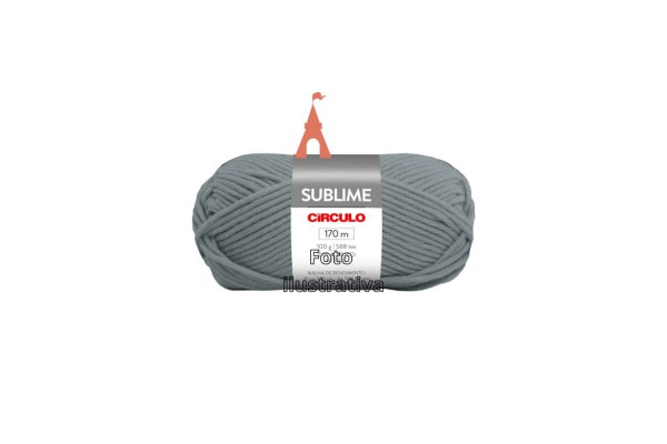 FIO SUBLIME CIRCULO 100G ALUMINIO