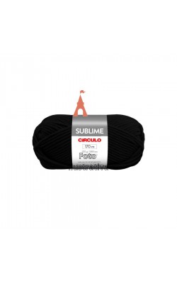 FIO SUBLIME CIRCULO 100G PRETO
