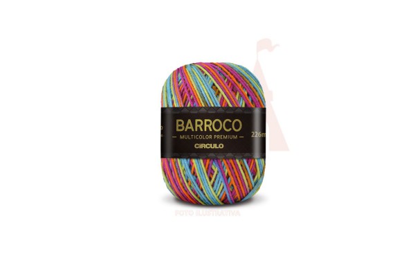 BARBANTE BARROCO MULTI PREMIUM CIRCULO 200G LHAMA