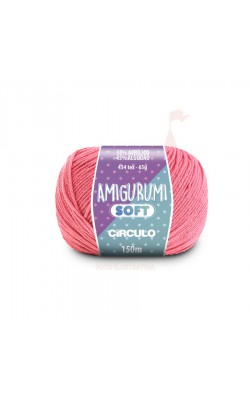 FIO AMIGURUMI SOFT CIRCULO 150M FLAMINGO
