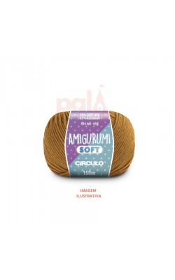 FIO AMIGURUMI SOFT CIRCULO 65G CAPIVARA
