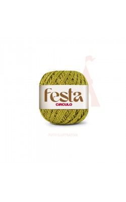 FIO FESTA CIRCULO 50G OURO
