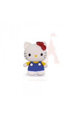 KIT AMIGURUMI CIRCULL HELLO KITTY BLUSA AMARELA
