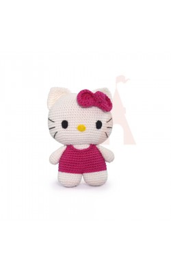 KIT AMIGURUMI CIRCULL HELLO KITTY LOOK ROSA