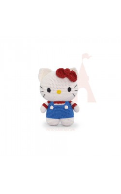 KIT AMIGURUMI CIRCULL HELLO KITTY JARDINEIRA AZUL