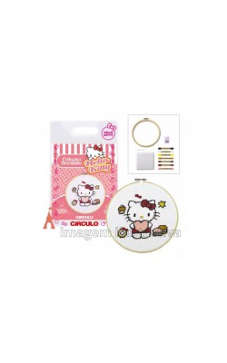 PONTO CRUZ HELLO KITTY CIRCULO DOCES