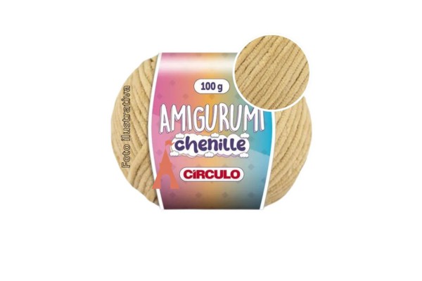 AMIGURUMI CHENILLE 100G CIRCULO CARAMELITO