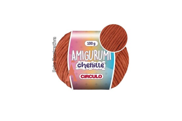 AMIGURUMI CHENILLE 100G CIRCULO TERRACOTA AMIGURUMI CHENILLE 100G CIRCULO TERRACOTA