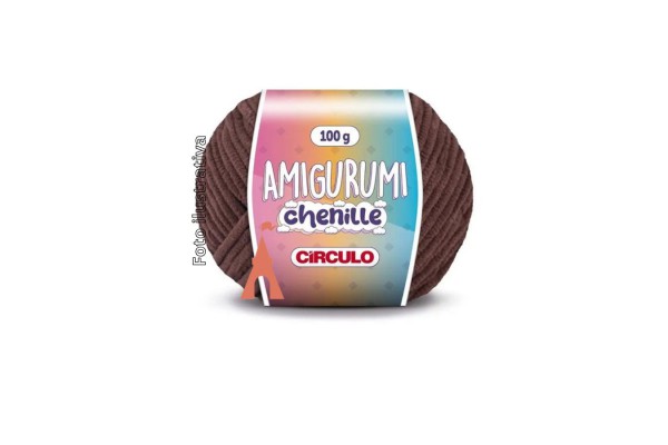 AMIGURUMI CHENILLE 100G CIRCULO BRIGADEIRO