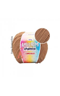 AMIGURUMI CHENILLE 100G CIRCULO LENHA