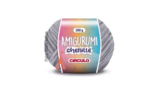 AMIGURUMI CHENILLE 100G CIRCULO CROMADO
