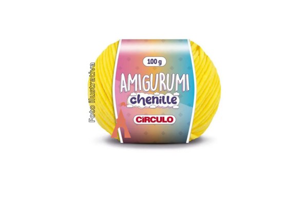 AMIGURUMI CHENILLE 100G CIRCULO SOLAR