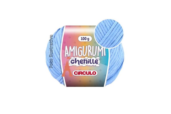 AMIGURUMI CHENILLE 100G CIRCULO HORTENSIA