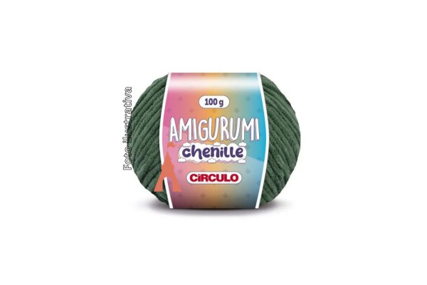 AMIGURUMI CHENILLE 100G CIRCULO NATUREZA
