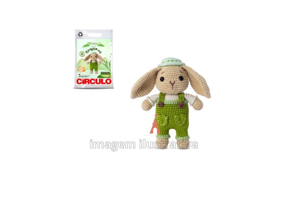 KIT DE AMIGURUMI PASCOA COELHO BENJAMIN