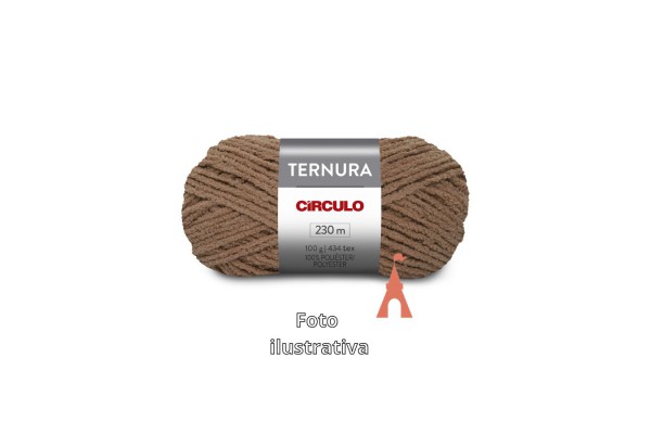 FIO TERNURA CIRCULO 100G LENHA
